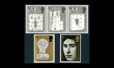 Iso-Britannia 522-6 ** Walesin prinssi (1969)