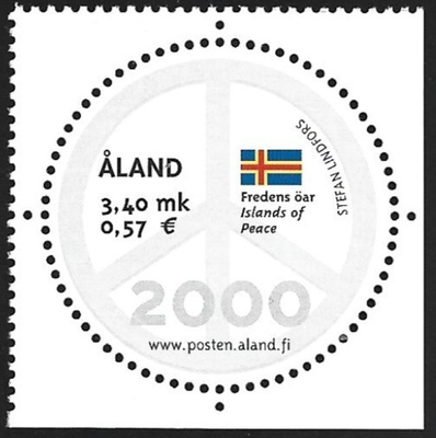 Åland 2000  ÅBL 4  Millenium 3,40 mk ** LaPe 167