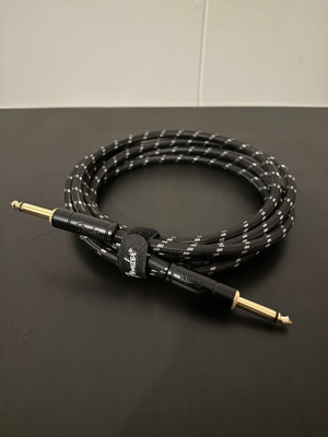 Fender Deluxe -instrumenttikaapeli, 3m, Black Tweed
