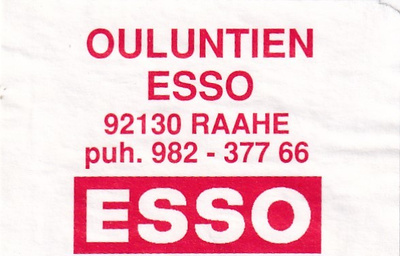 Raahe, Ouluntien   ESSO   1/9