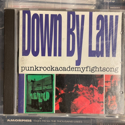DOWN BY THE LAW - Punkrockacademyfightsong cd  Punk