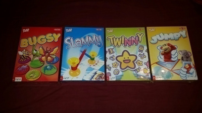 Lastenpelejä 4Kpl ( Slammy / Bugsy / Jumpy / Twinny ) Tactic