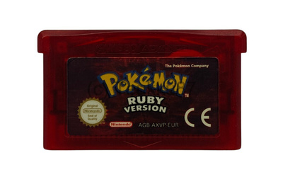 GBA - Pokemon Ruby (L) Uusi paristo!
