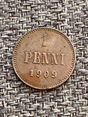 Suomi 1 Penni 1909