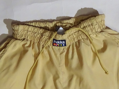 Retro Rukka ulkoiluhousut / tuulihousut koko 40