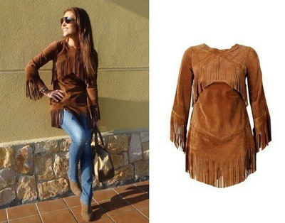 Holy Preppy boho nahkamekko, koko XS