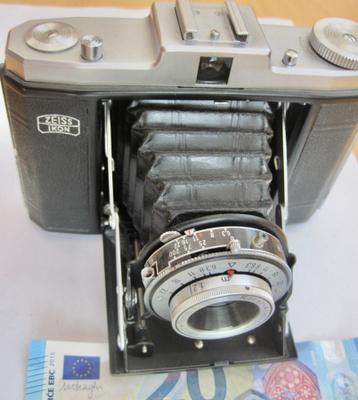 VANHA Kamera Zeiss Ikon Nettar Saksalaiinen SIISTI