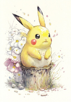 Pokemon Pikachu (postikortti)