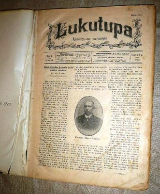 LUKUTUPA  Kaunokirjallinen nuorisolehti vsk. 1900 - 1901