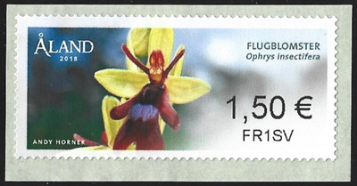 Åland 2018 Orkideoita FRAMA  1,50 €  ** LaPe ATM Å 30 A