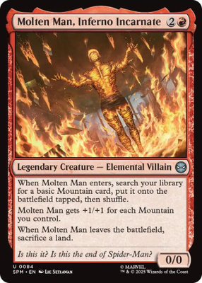 MtG Marvel's Spider-Man #84: Molten Man, Inferno Incarnate
