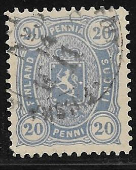Nelilukuiset 1882 20p (LAPE 15 L) O