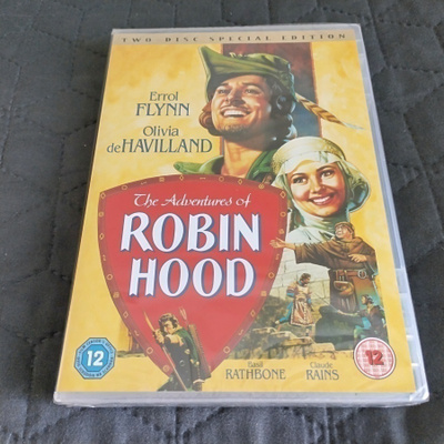 Robin Hoodin seikkailut DVD **muoveissa**