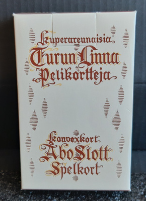Turun linna pelikortit.Uudenveroiset