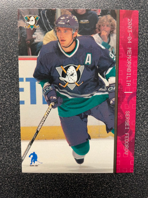 2003-04 BAP Memorabilia Ruby #85 Sergei Fedorov */200
