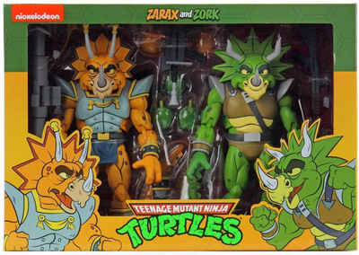 NECA TMNT 2-Pack Captain Zarax & Zork 1 - HEAD HUNTER STORE.
