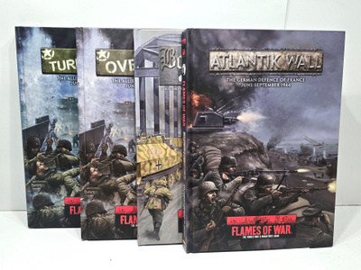 4kpl Flames of War kirjoja