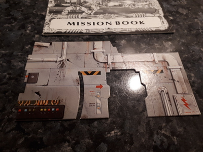 Space Crusade mission Dreadnaught seinä