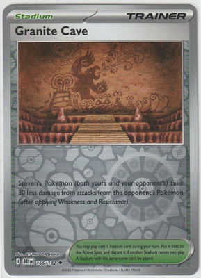 Granite Cave 166/182 (Reverse Holo)