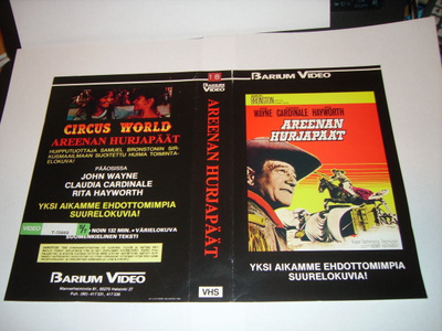 Vhs kansipaperi Fix - AREENAN HURJAPÄÄT  (Sis.postikulut)