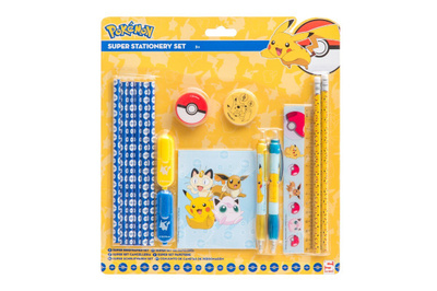 POKEMON KOULUTARVIKESETTI 16-OSAA  UUSI
