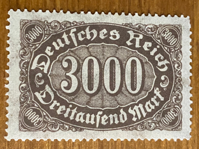 SAKSA REICH 1923 YLEISMERKKI**
