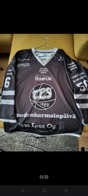 TPS #56 Kuru game worn pelipaita