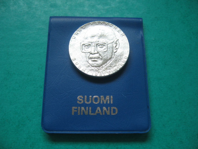 50 mk hopea juhlaraha Kekkonen - 1981