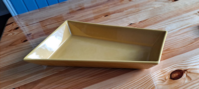 Arabia ABC vati, 28 x 17, keltainen