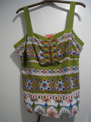 Toppi Monsoon  UK 22 EUR50 Cami Top Käyttämätön