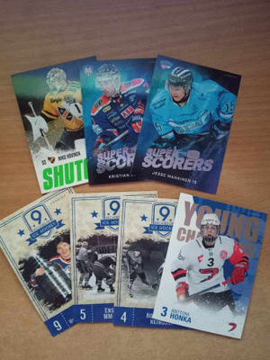 Cardset ja Sisu erikoiskortteja 0,3-2€/kpl (katso lista!)