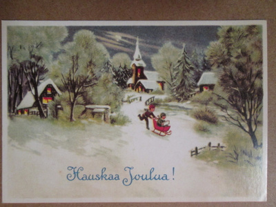 KULKEMATON "Kelkkamatka" Ensipainos 1900-luvun alussa UP SPR