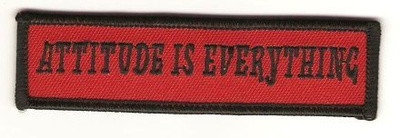 Attitude is Everything  - Uusi kangasmerkki