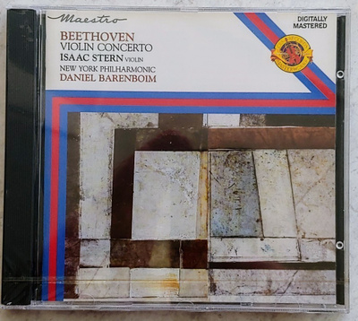 BEETHOVEN • STERN • BARENBOIM: Viulukonsertto – UUSI CD 1987