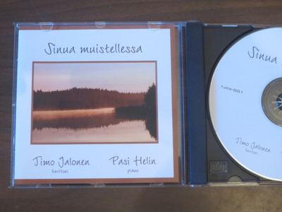 Timo Jalonen & Pasi Helin: Sinua muistellessa CD