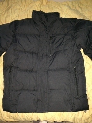 Boycot-musta toppatakki talvitakki jacket 160 cm ( S )