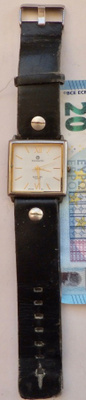 VANHA Kello Swisscardin Water Resistant 18K Kultaus Sapphire