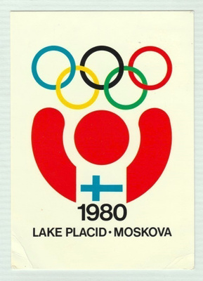 Poronmaito-postikortti olympiaurheilun hyväksi