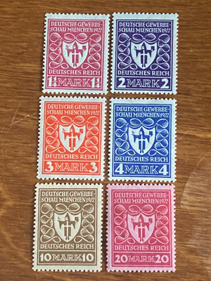 SAKSA REICH 1922 MUNCHENIN MESSUT SARJA**