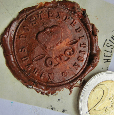 VANHA Vahasinetti Kirvu Postitoimisto 1800-l KOMEA