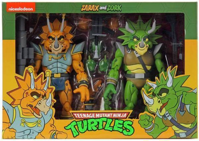 TURTLES ZARAX AND ZORK (72 381) cartoon, n.14cm, 2figure+lis