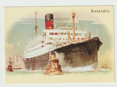 SAMARIA Cunard Ocean Liners No 153 (R)