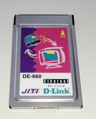 D-LINK ETHERNET PC CARD DE-660