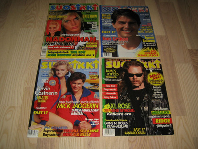 7 x Suosikki lehdet 90-luvun alkupuolelta