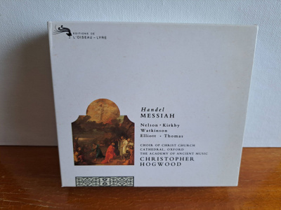 Handel:Messiah:Hogwood,Nelson,Kirby,Watkinson etc. 2CDBox