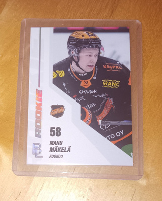 25-26 Blueline Rookie Holofoil Manu Mäkelä /40 KooKoo