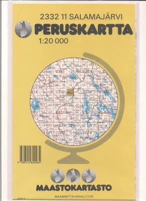 Peruskartta 1:20 000 Salamajärvi
