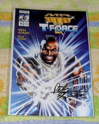 Mr. T and the T-Force #1, advance edition + juliste + kortti