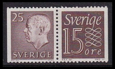 Ruotsi 478-520DD ** Gustaf-numero vihkopari (1964)