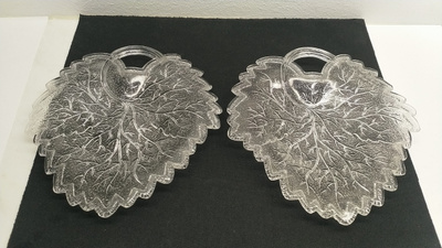 Iittala Lehti lasilautanen  2 kpl